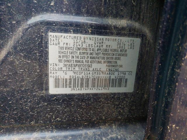 Aukcja sprzedaży 2019 Nissan Sentra, vin: 3N1AB7APXKY261943, numer aukcji: 55118436