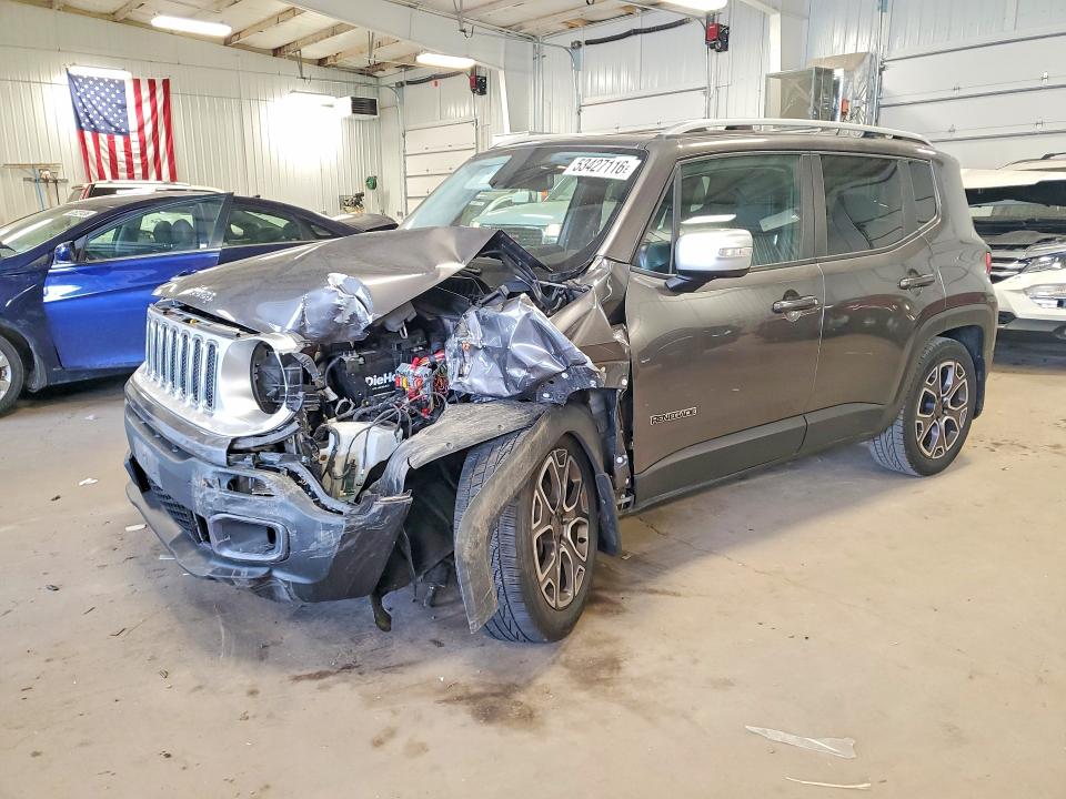 Auction sale of the 2016 Jeep Renegade, vin: ZACCJADT7GPC54183, lot number: 53427116