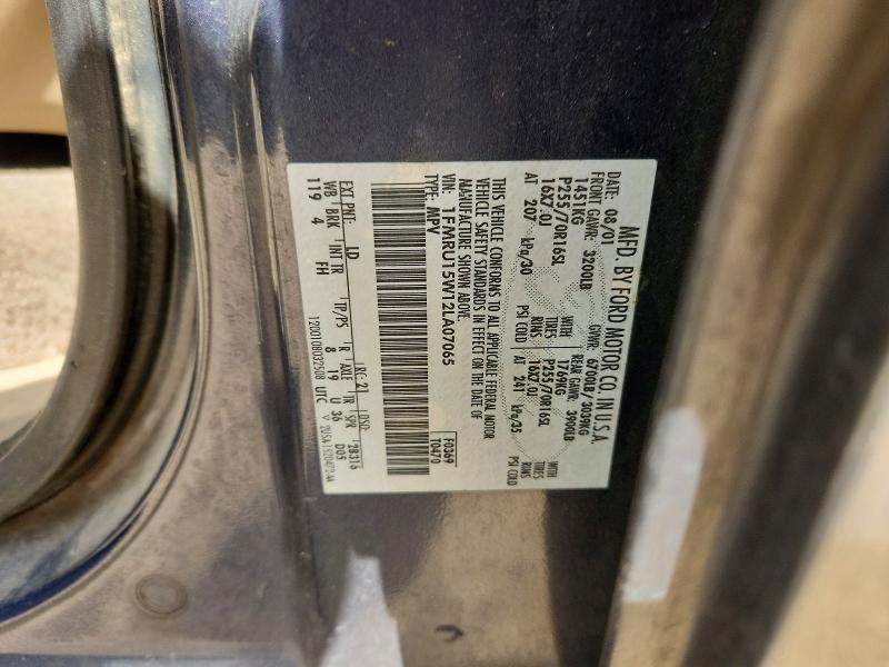54208126 :رقم المزاد ، 1FMRU15W12LA07065 vin ، 2002 Ford Expedition مزاد بيع