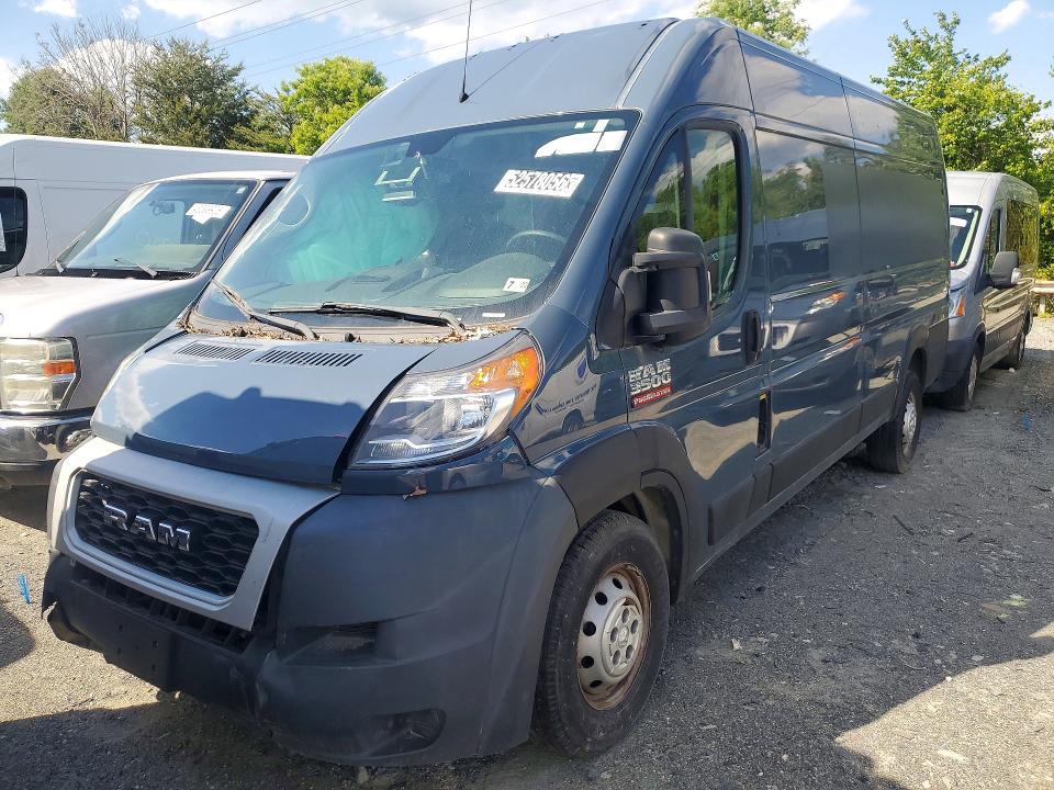 2020 Ram Promaster 3500 მანქანა იყიდება აუქციონზე, vin: 3C6URVJG6LE128911, აუქციონის ნომერი: 52578056