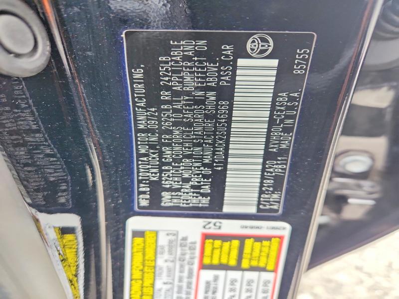 54710436 :رقم المزاد ، 4T1DAACK2SU546968 vin ، 2025 Toyota Camry مزاد بيع
