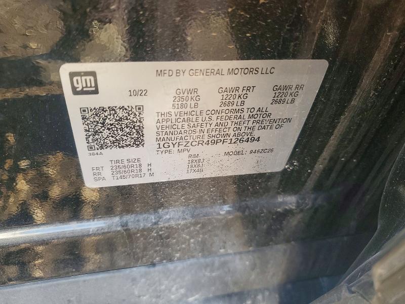 Aukcja sprzedaży 2023 Cadillac Xt4, vin: 1GYFZCR49PF126494, numer aukcji: 54439856