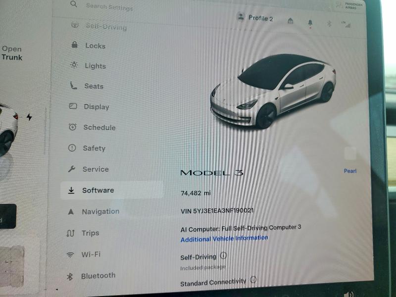 Продажа на аукционе авто 2022 Tesla Model 3, vin: 5YJ3E1EA3NF190021, номер лота: 51490026