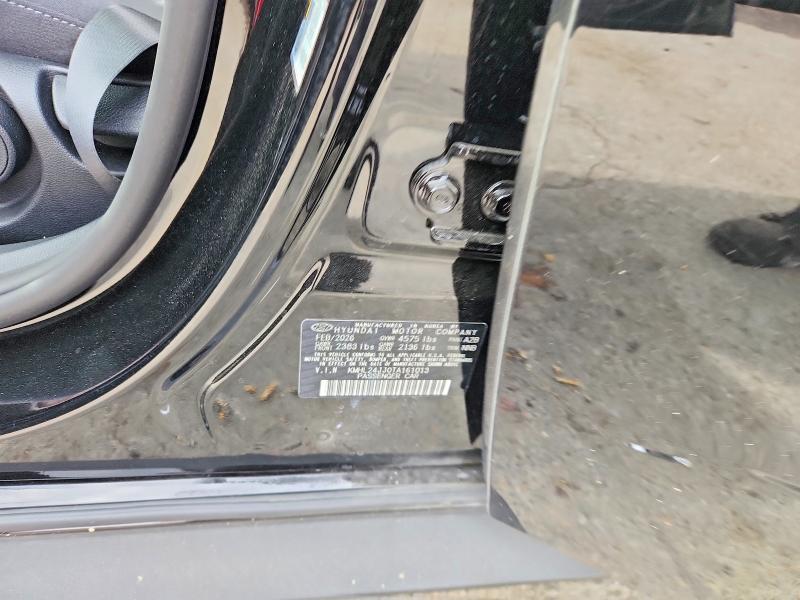2026 Hyundai Sonata Hybrid მანქანა იყიდება აუქციონზე, vin: KMHL24JJ0TA161013, აუქციონის ნომერი: 54436026