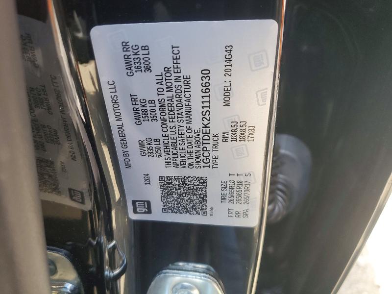 Aukcja sprzedaży 2025 Chevrolet Colorado, vin: 1GCPTDEK2S1116630, numer aukcji: 53640906