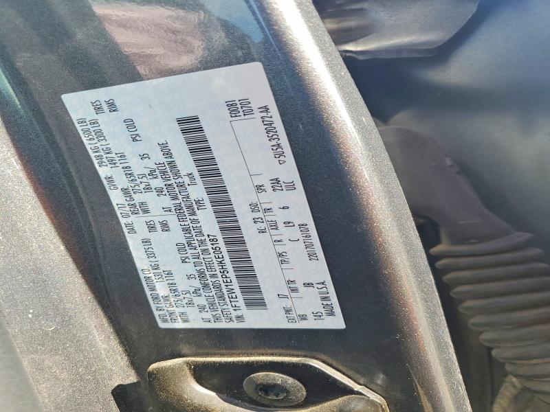 Продажа на аукционе авто 2017 Ford F150, vin: 1FTEW1EP5HKE05187, номер лота: 54229656