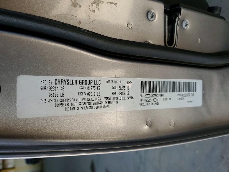 2014 Dodge Charger მანქანა იყიდება აუქციონზე, vin: 2C3CDXHG7EH324954, აუქციონის ნომერი: 52753456