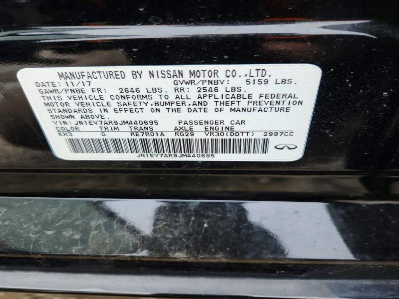 Продажа на аукционе авто 2018 Infiniti Q50, vin: JN1EV7AR9JM440695, номер лота: 54091726