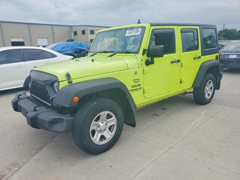 Auction sale of the 2016 Jeep Wrangler Unlimited, vin: 1C4BJWKG5GL321463, lot number: 54201096
