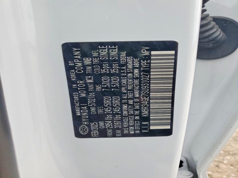 Aukcja sprzedaży 2025 Hyundai Palisade, vin: KM8R34GE7SU931027, numer aukcji: 52427936