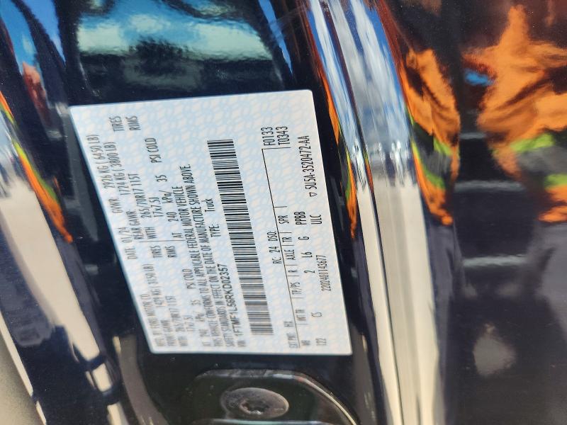 54609196 :رقم المزاد ، 1FTMF1L56RKD02357 vin ، 2024 Ford F150 مزاد بيع