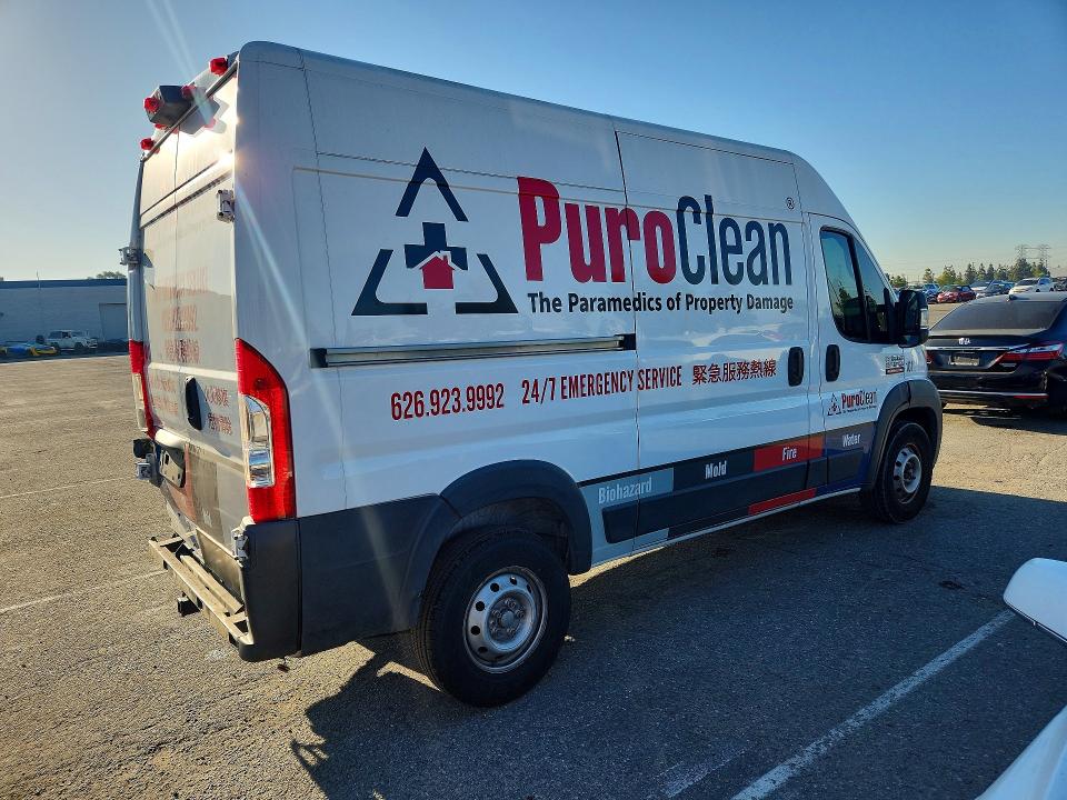53208266 :رقم المزاد ، 3C6TRVBG9KE533217 vin ، 2019 Ram Promaster 1500 مزاد بيع