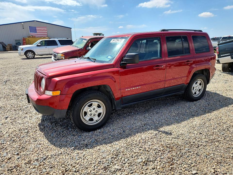 2015 Jeep Patriot მანქანა იყიდება აუქციონზე, vin: 1C4NJPBA7FD285573, აუქციონის ნომერი: 54729476