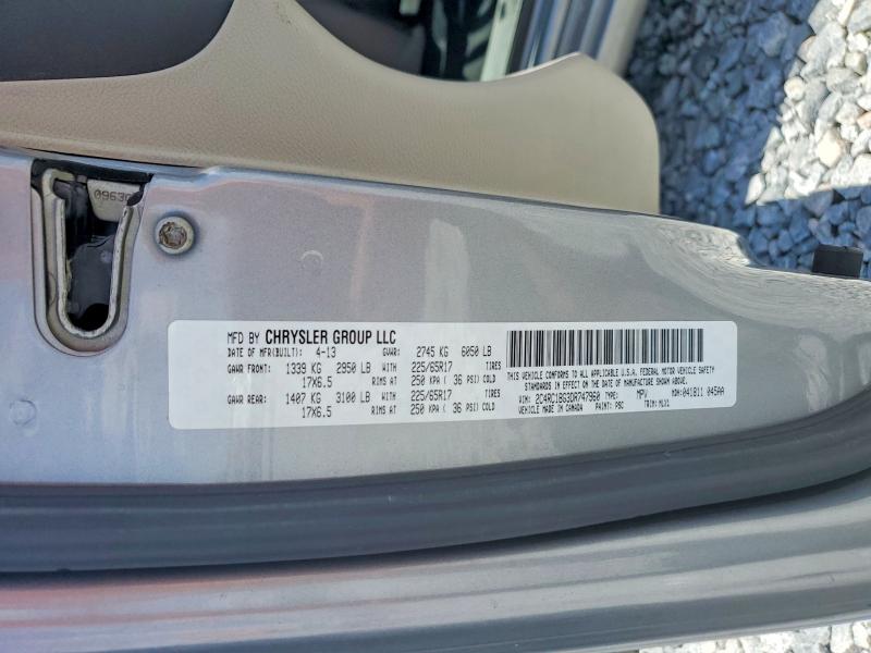 Aukcja sprzedaży 2013 Chrysler Town & Country, vin: 2C4RC1BG3DR747960, numer aukcji: 54582936