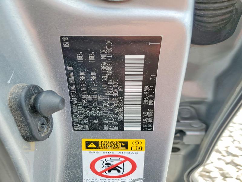 Aukcja sprzedaży 2018 Toyota Highlander, vin: 5TDBZRFH6JS880426, numer aukcji: 53688556