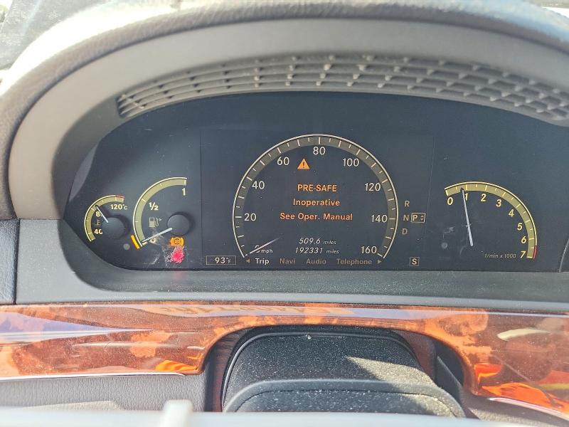 54408716 :رقم المزاد ، WDDNG71X98A159181 vin ، 2008 Mercedes-benz S مزاد بيع