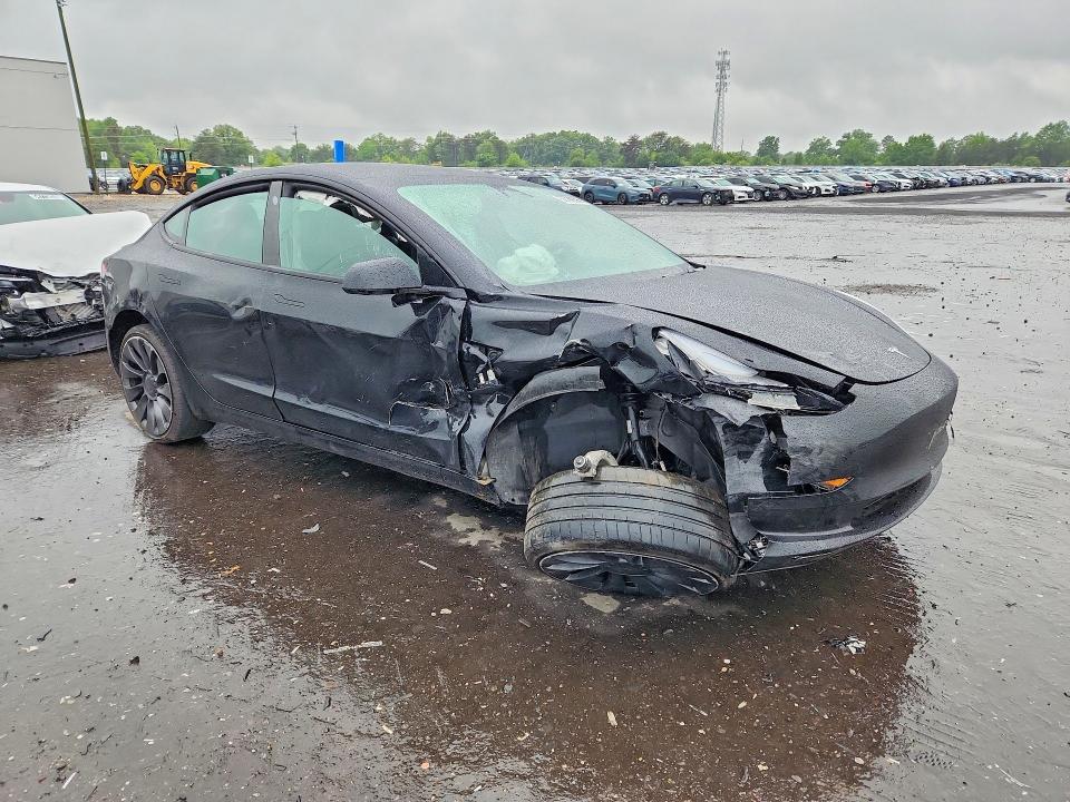 53780296 :رقم المزاد ، 5YJ3E1EC9PF414235 vin ، 2023 Tesla Model 3 مزاد بيع