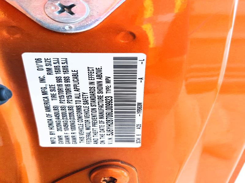 Продаж на аукціоні авто 2006 Honda Element, vin: 5J6YH28706L009923, номер лоту: 51843186