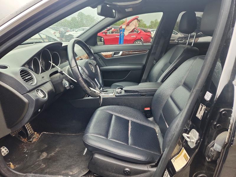 52248946 :رقم المزاد ، WDDGF8BB8CR195698 vin ، 2012 Mercedes-benz C مزاد بيع