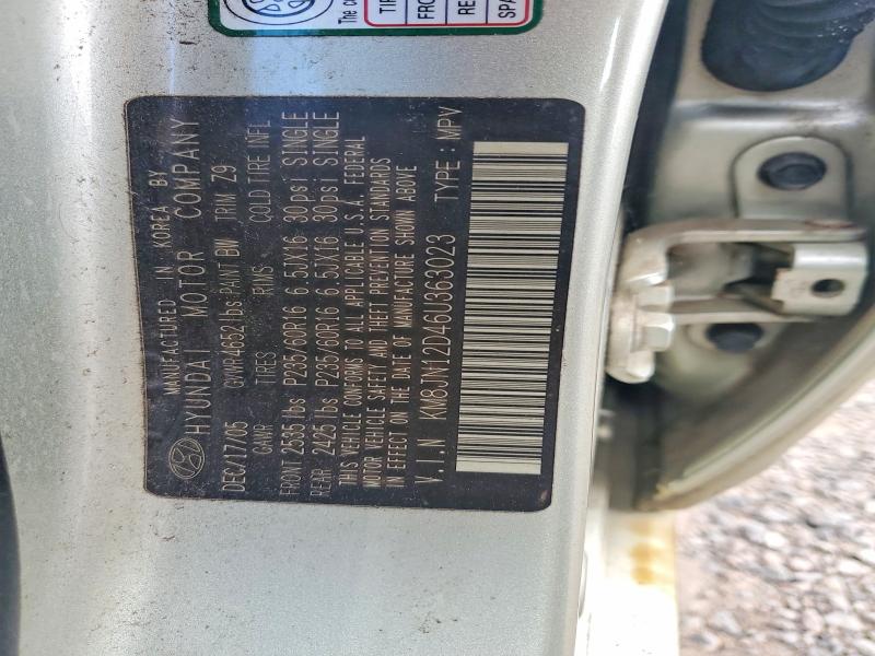 Продаж на аукціоні авто 2006 Hyundai Tucson, vin: KM8JN12D46U363023, номер лоту: 54676806