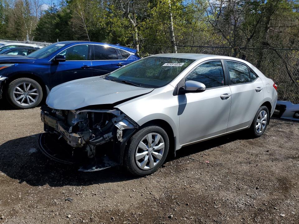 52491026 :رقم المزاد ، 2T1BURHEXFC286603 vin ، 2015 Toyota Corolla مزاد بيع