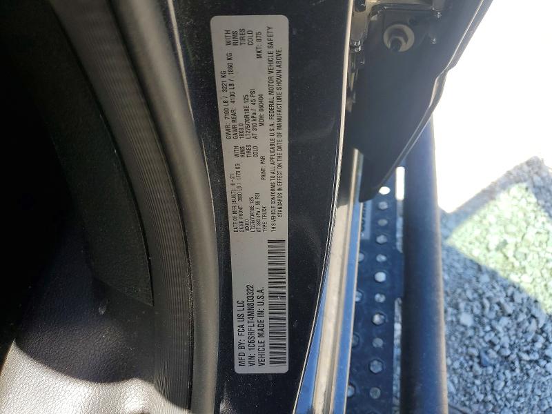 Продаж на аукціоні авто 2021 Ram 1500, vin: 1C6SRFLT4MN803322, номер лоту: 53574186