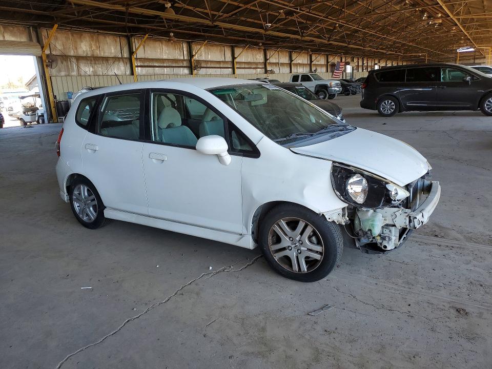 53266556 :رقم المزاد ، JHMGD38647S048921 vin ، 2007 Honda Fit مزاد بيع
