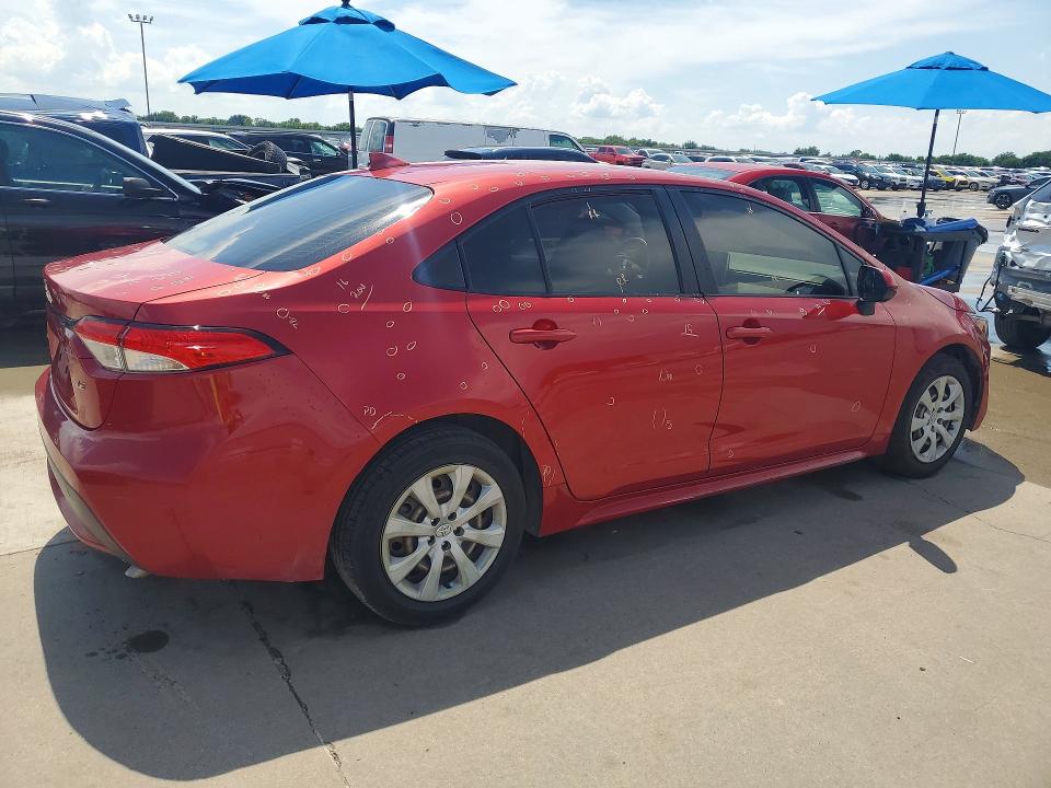 53992556 :رقم المزاد ، JTDEPMAEXMJ136414 vin ، 2021 Toyota Corolla مزاد بيع