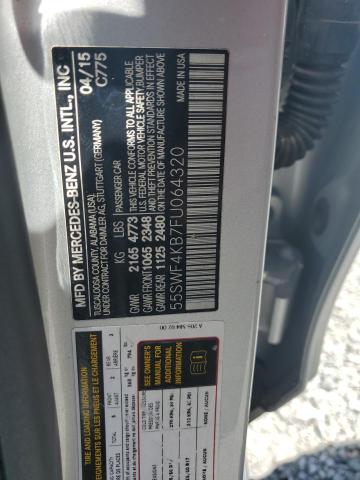 Aukcja sprzedaży 2015 Mercedes-benz C, vin: 55SWF4KB7FU064320, numer aukcji: 54401406