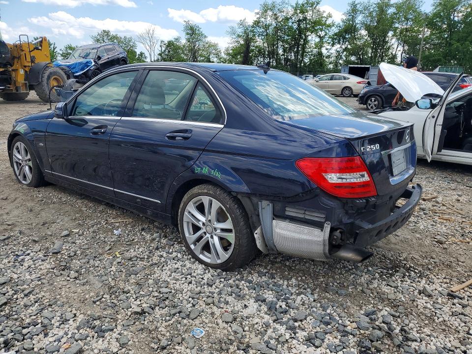 Aukcja sprzedaży 2012 Mercedes-benz C, vin: WDDGF4HB7CA603106, numer aukcji: 52559466