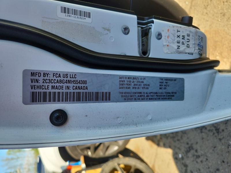 Продаж на аукціоні авто 2021 Chrysler 300, vin: 2C3CCABG4MH554300, номер лоту: 51791396