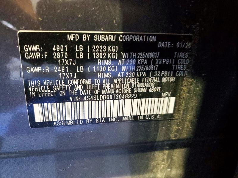 55353346 :رقم المزاد ، 4S4SLDD66T3048929 vin ، 2026 Subaru Forester مزاد بيع
