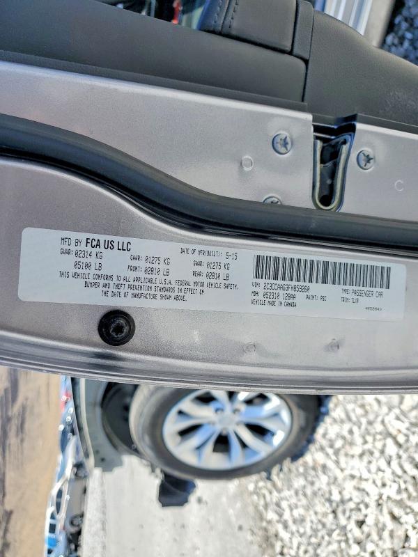 Продажа на аукционе авто 2015 Chrysler 300, vin: 2C3CCAAG3FH859260, номер лота: 53887906