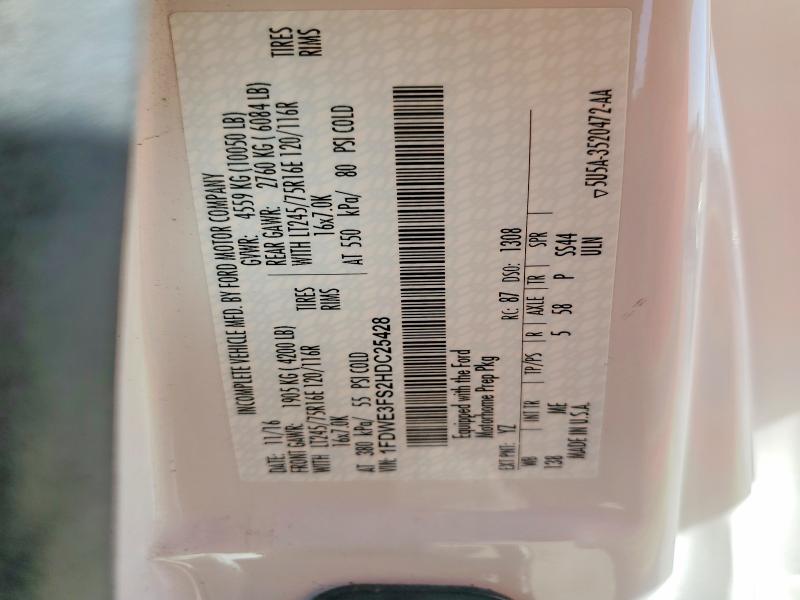 Auction sale of the 2018 Thor Econoline, vin: 1FDWE3FS2HDC25428, lot number: 54459866