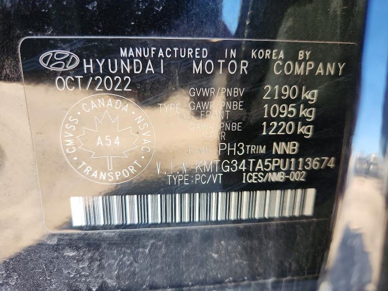 Продаж на аукціоні авто 2023 Genesis G70, vin: KMTG34TA5PU113674, номер лоту: 52226566