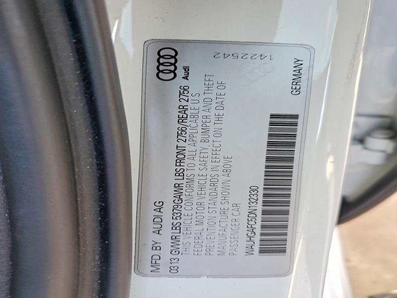 Aukcja sprzedaży 2013 Audi A6, vin: WAUHGAFC5DN132330, numer aukcji: 54080546