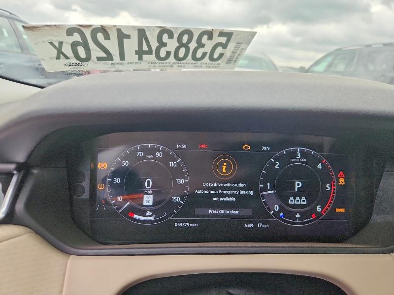 53834126 :رقم المزاد ، SALYB2EN2KA783079 vin ، 2019 Land Rover Range Rover مزاد بيع