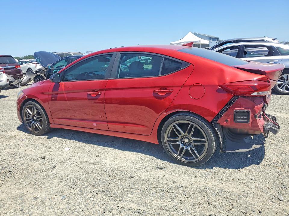 51294596 :رقم المزاد ، KMHD84LF8HU417657 vin ، 2017 Hyundai Elantra مزاد بيع