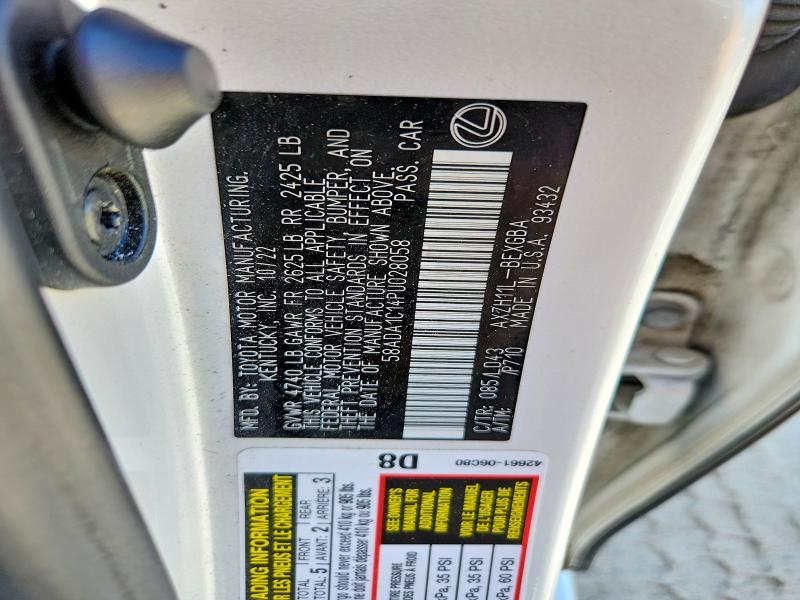 Продаж на аукціоні авто 2023 Lexus Es 300h, vin: 58ADA1C14PU028058, номер лоту: 54785476