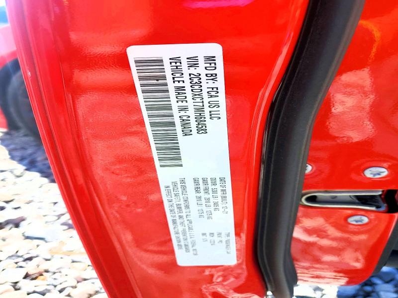 Aukcja sprzedaży 2021 Dodge Charger, vin: 2C3CDXCT7MH684583, numer aukcji: 52677836