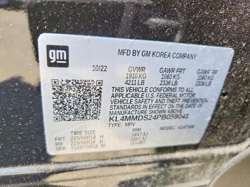 53787106 :رقم المزاد ، KL4MMDS24PB059041 vin ، 2023 Buick Encore Gx مزاد بيع