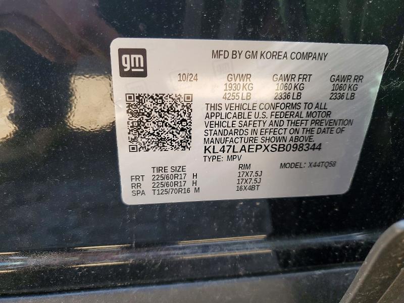 Продаж на аукціоні авто 2025 Buick Envista, vin: KL47LAEPXSB098344, номер лоту: 52966276