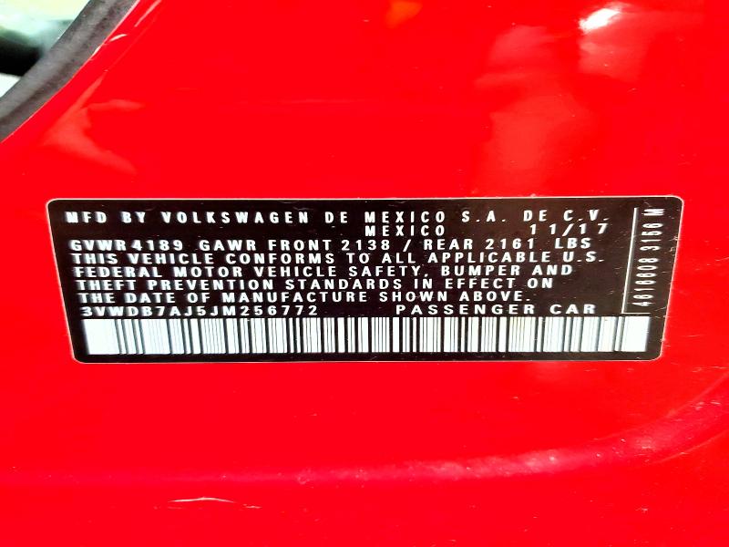 Aukcja sprzedaży 2018 Volkswagen Jetta, vin: 3VWDB7AJ5JM256772, numer aukcji: 52307116