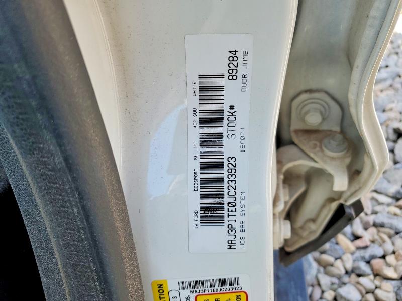 Продажа на аукционе авто 2018 Ford Ecosport, vin: MAJ3P1TE0JC233923, номер лота: 49976506
