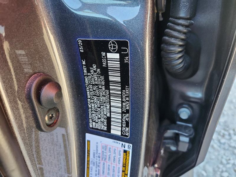 Продажа на аукционе авто 2020 Toyota C-hr, vin: NMTKHMBX7LR112460, номер лота: 52061416