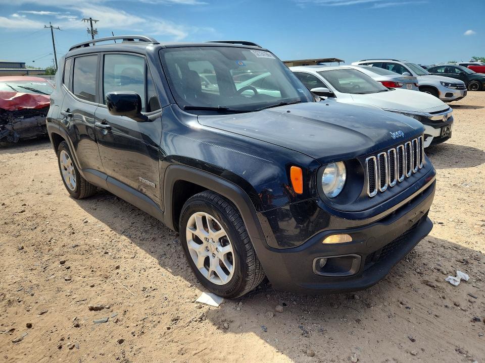 Продажа на аукционе авто 2018 Jeep Renegade, vin: ZACCJABB9JPH28815, номер лота: 52724166
