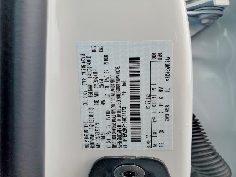 Продаж на аукціоні авто 2025 Ford F150, vin: 1FTEW2KP1SKD14273, номер лоту: 55008236