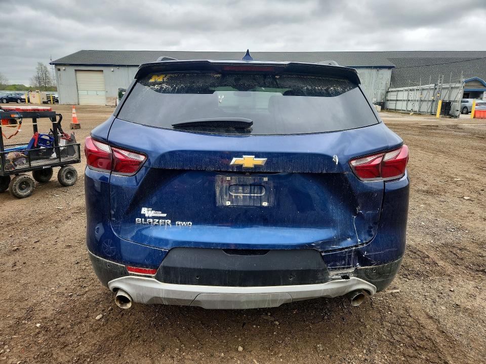 53629976 :رقم المزاد ، 3GNKBHR44NS219414 vin ، 2022 Chevrolet Blazer مزاد بيع
