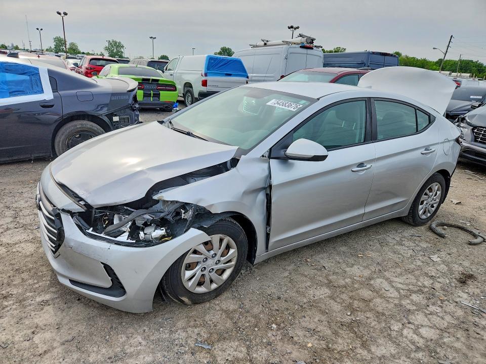 Продаж на аукціоні авто 2017 Hyundai Elantra, vin: KMHD74LF4HU374261, номер лоту: 54583676