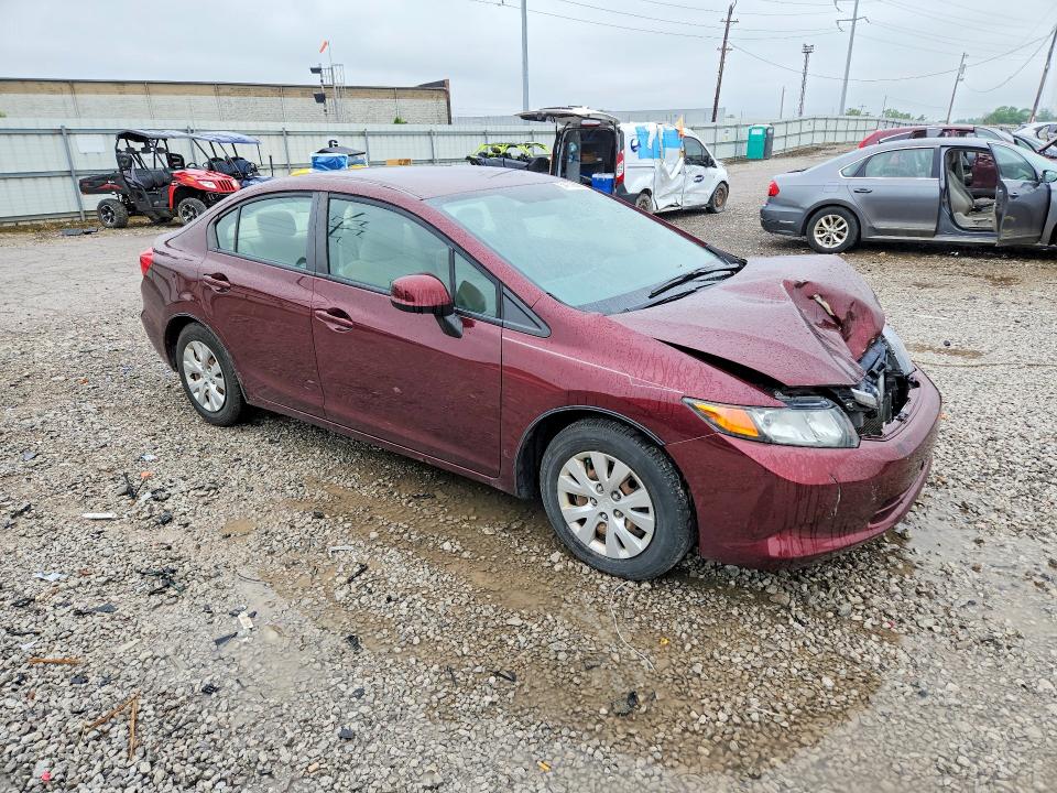 Продаж на аукціоні авто 2012 Honda Civic, vin: 19XFB2F51CE059458, номер лоту: 54179806